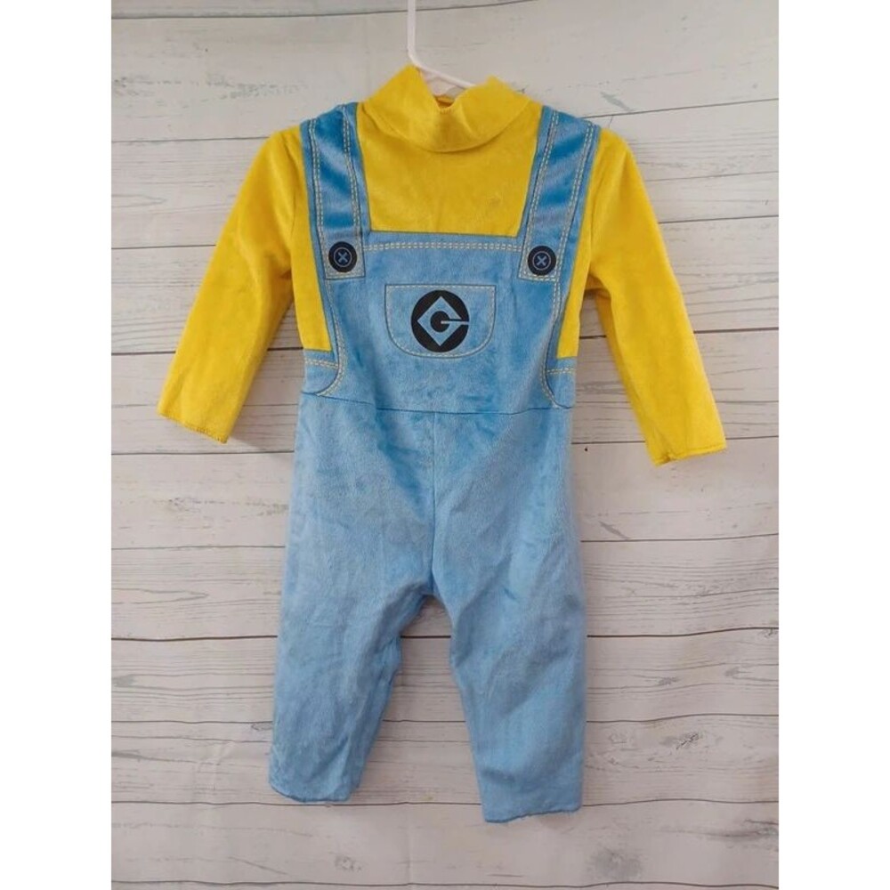 Illumination minions overall costume Halloween sz 12-18 months